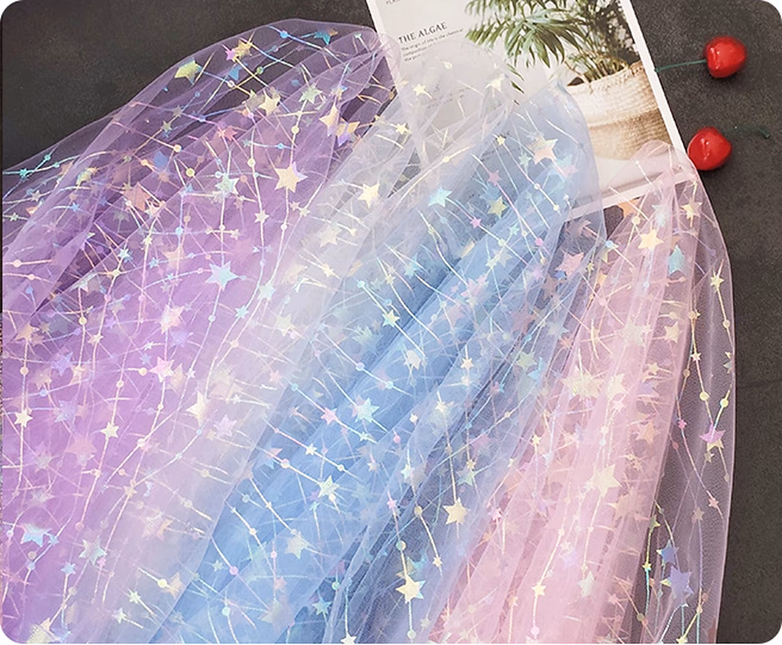 幻彩链条星星网布