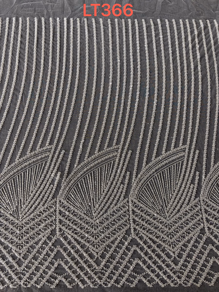 SEQUIN EMBROIDERED MESH LT366