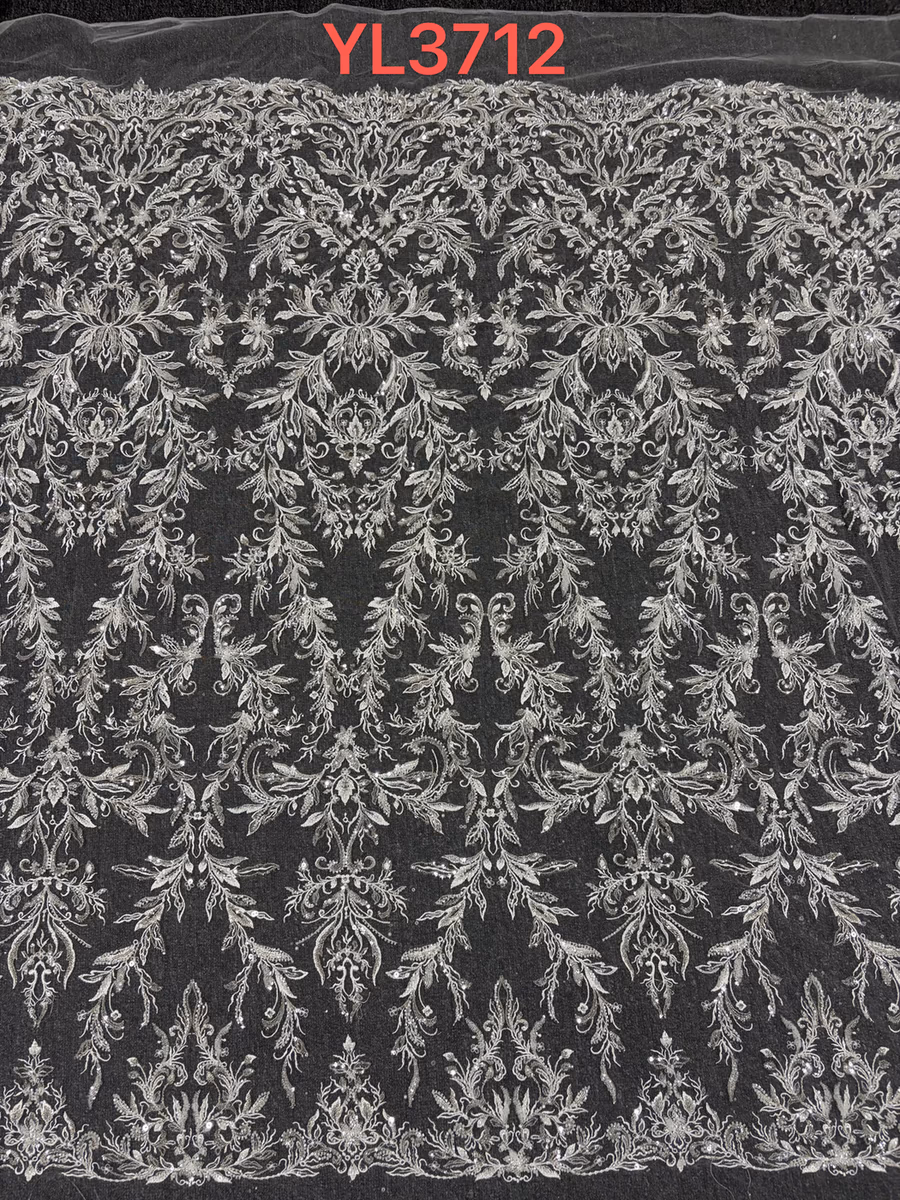 SEQUIN EMBROIDERED MESH YL3712