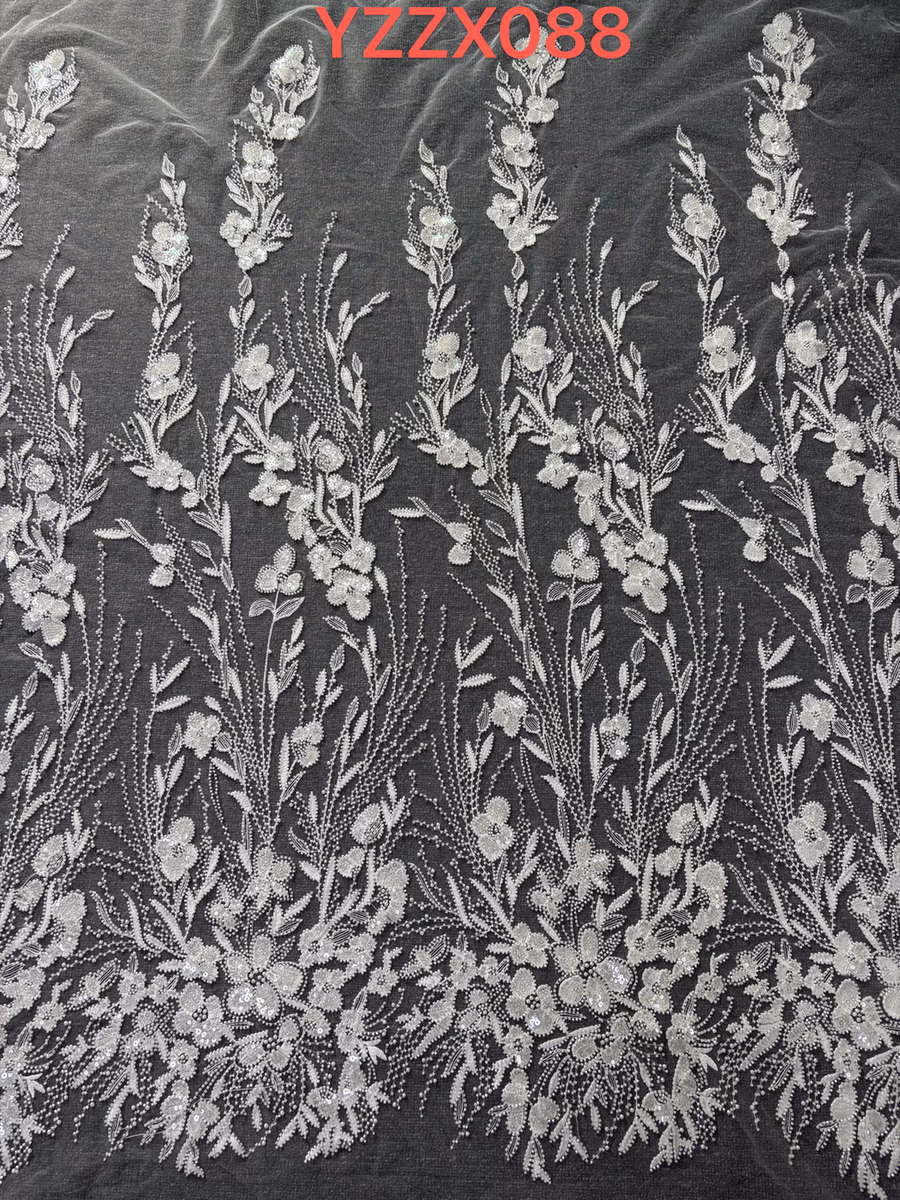 SEQUIN EMBROIDERED MESH YZZX088