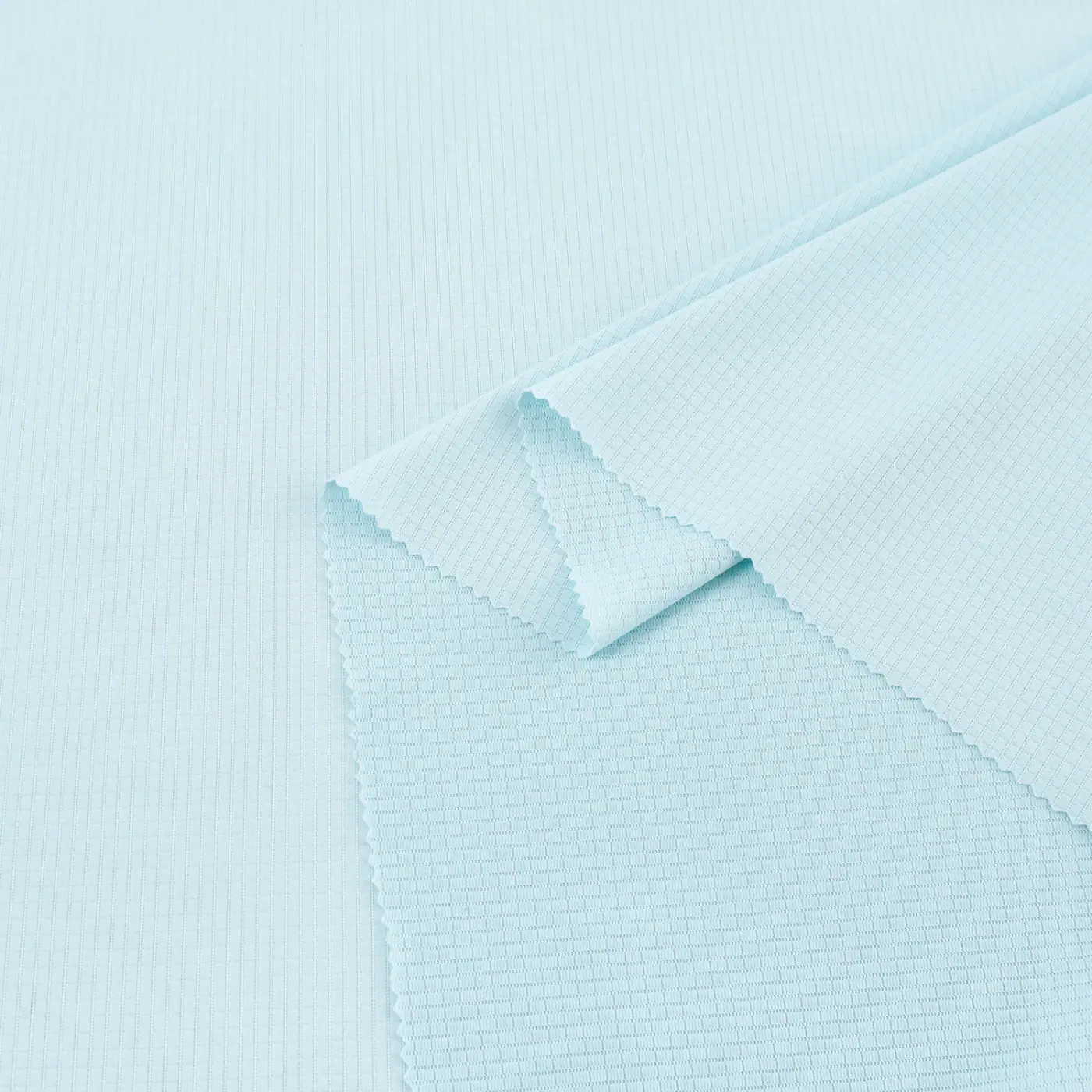 ICE-SILK GRID KNIT FABRIC