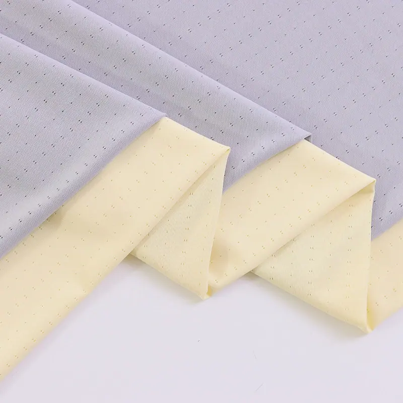 ICE-SILK STAR-STRIPE KNIT FABRIC