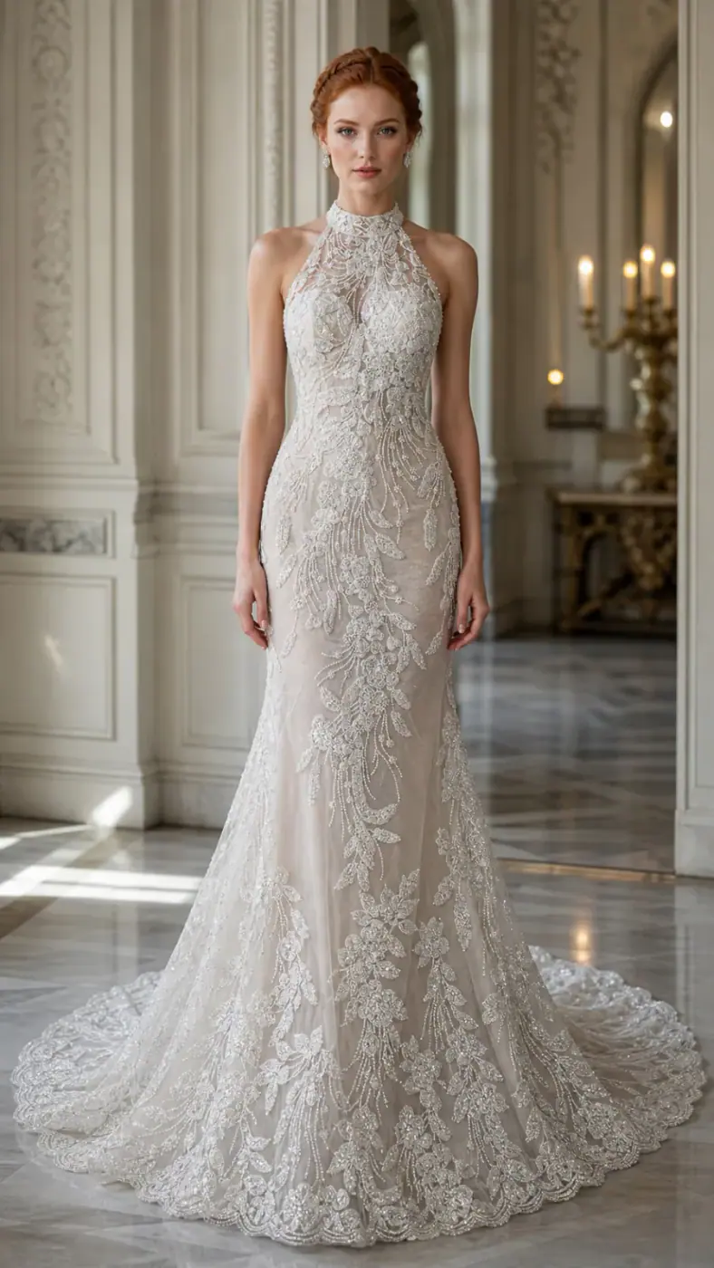 SEQUIN EMBROIDERED MESH G25