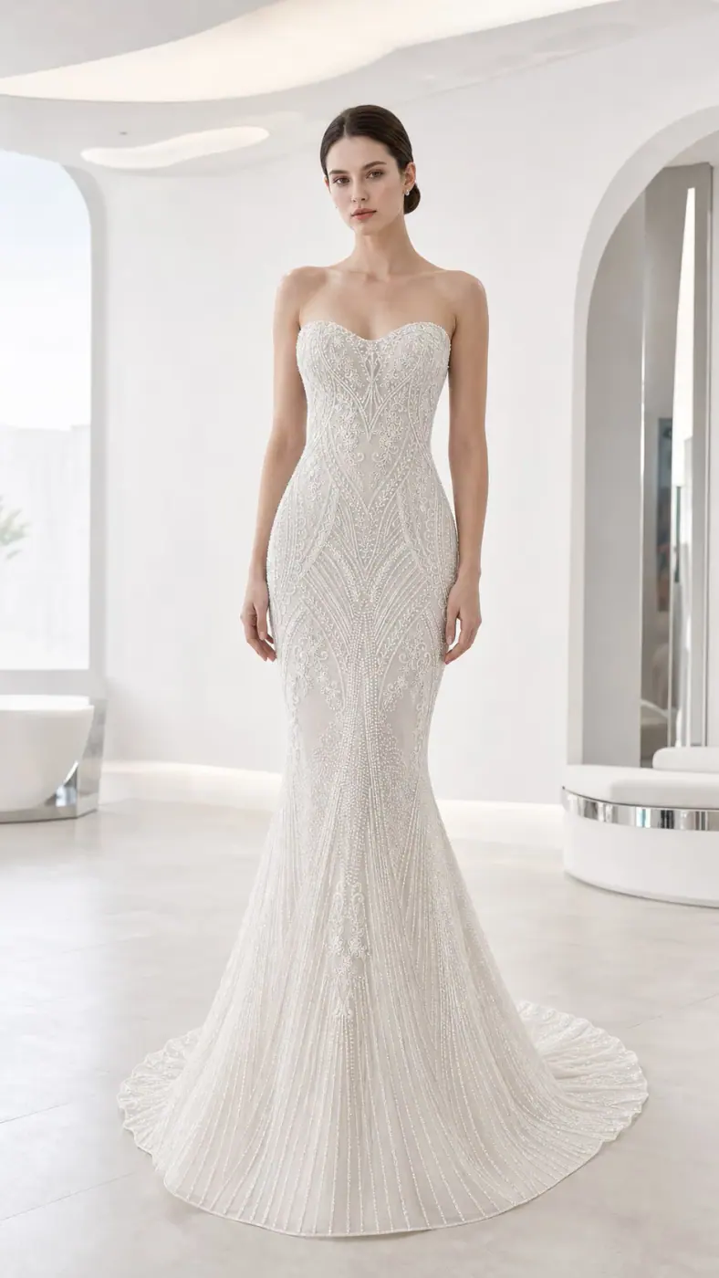 SEQUIN EMBROIDERED MESH L035