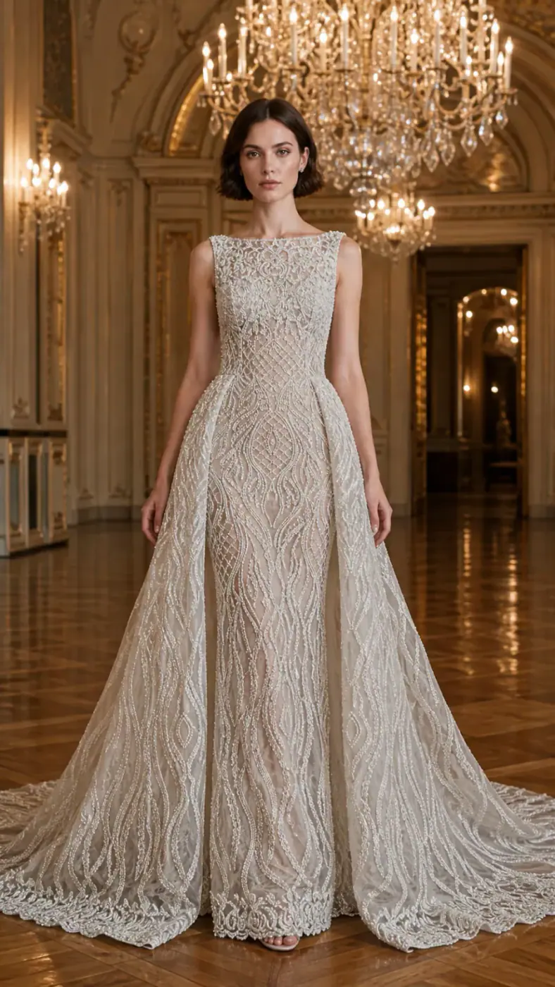 SEQUIN EMBROIDERED MESH LT440