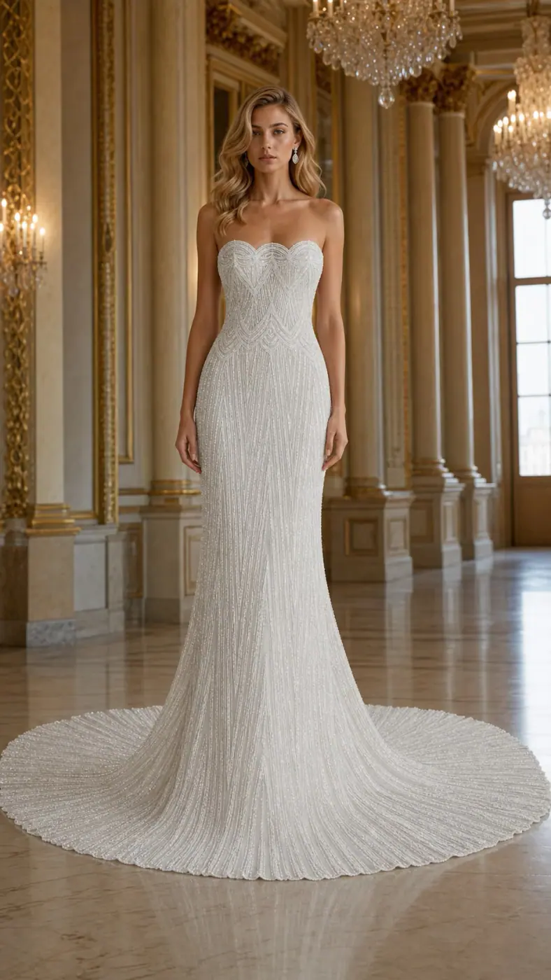 SEQUIN EMBROIDERED MESH YL005