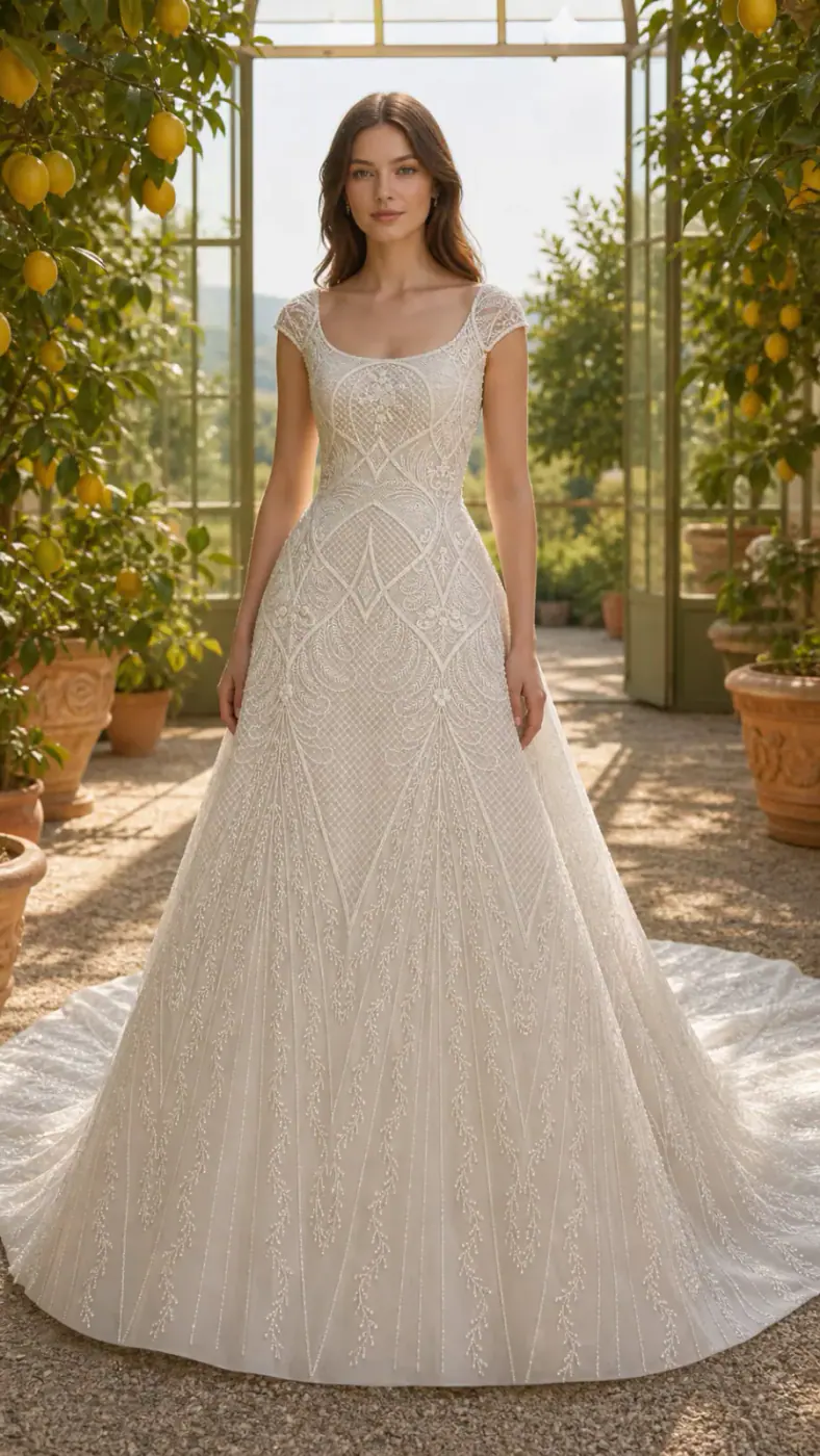 SEQUIN EMBROIDERED MESH YL009