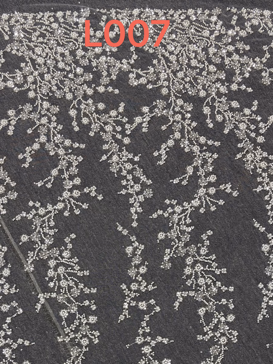 珠片绣 L007 面料细节 1