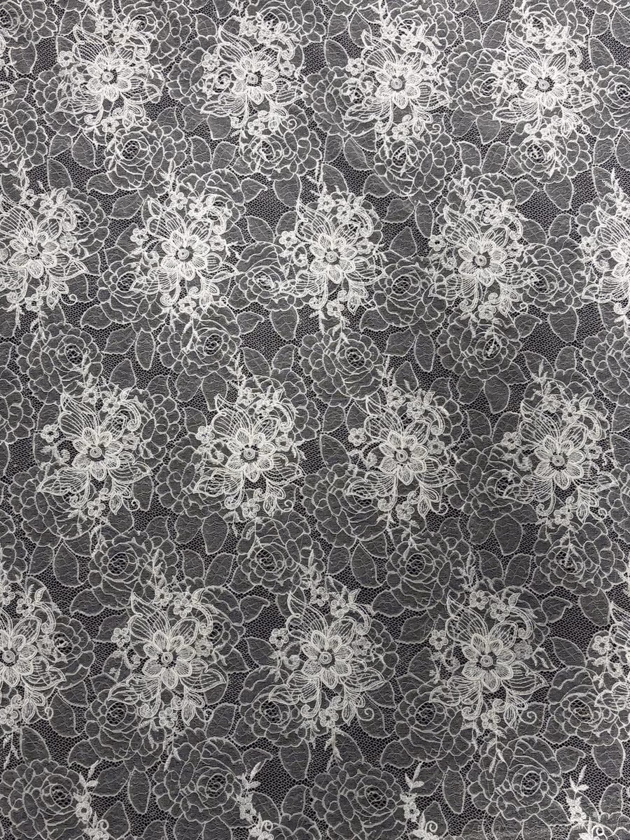 SEQUIN EMBROIDERED MESH L011 fabric detail 2