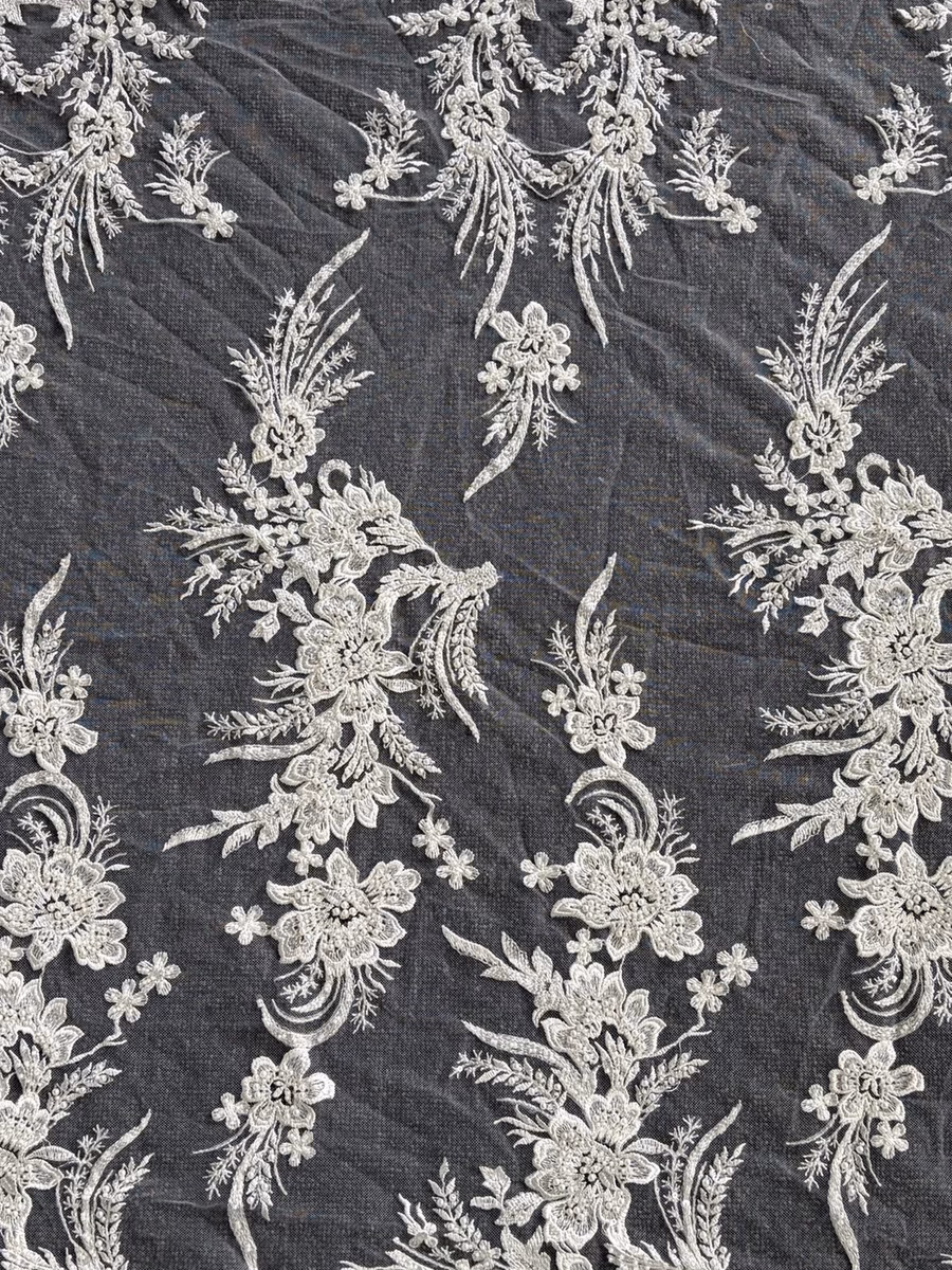 SEQUIN EMBROIDERED MESH WP8087 fabric detail 2