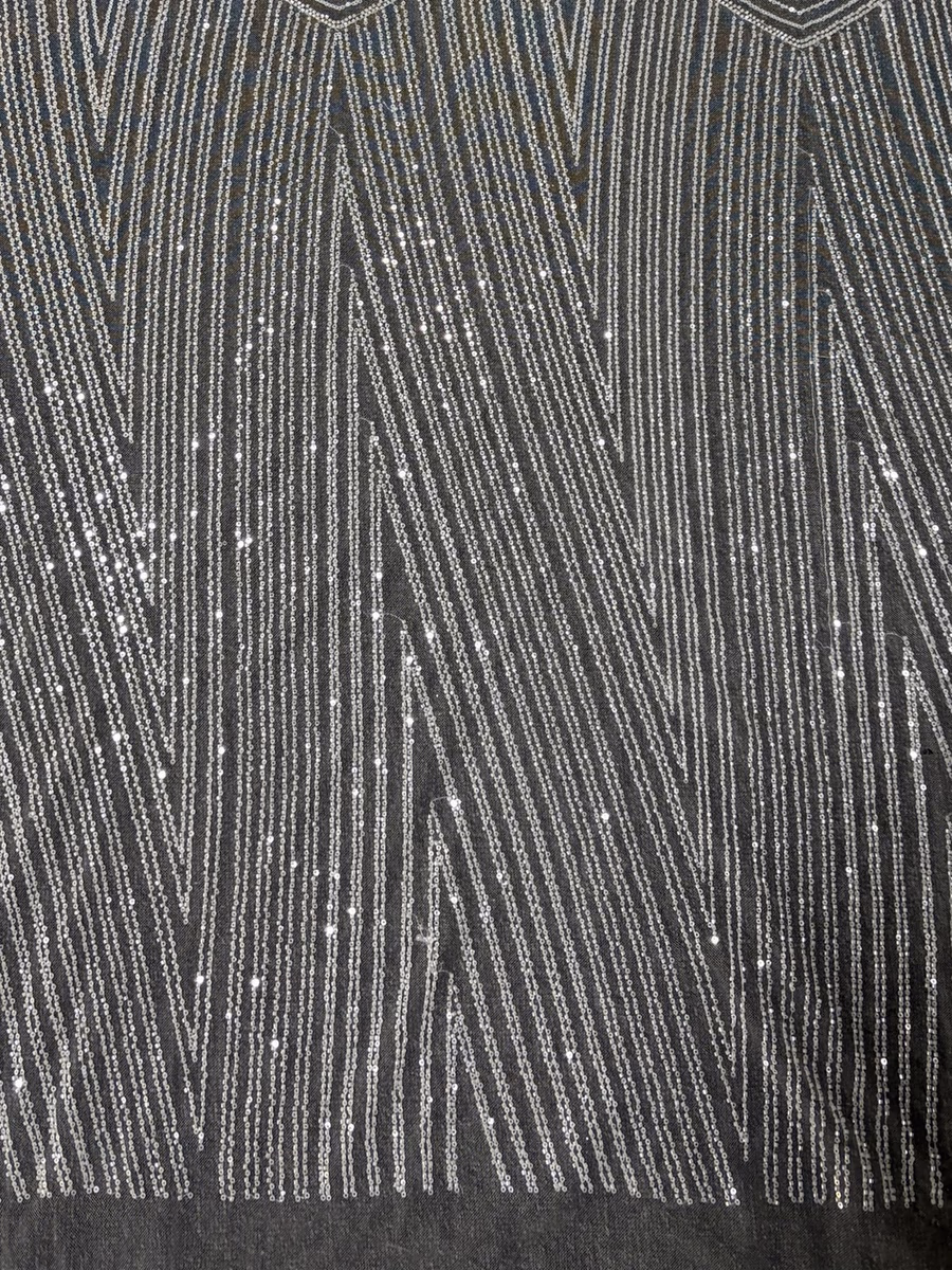 SEQUIN EMBROIDERED MESH YL001 fabric detail 3